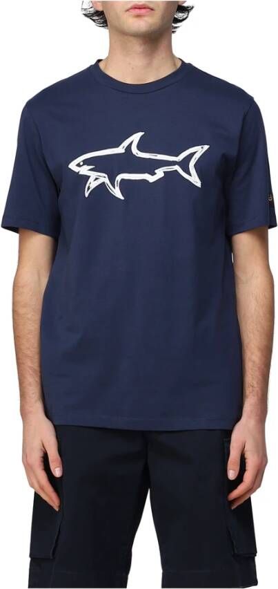 PAUL & SHARK T-shirts Blue Heren