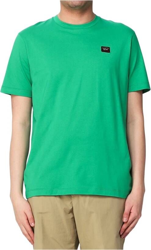 PAUL & SHARK T-Shirts Groen Heren