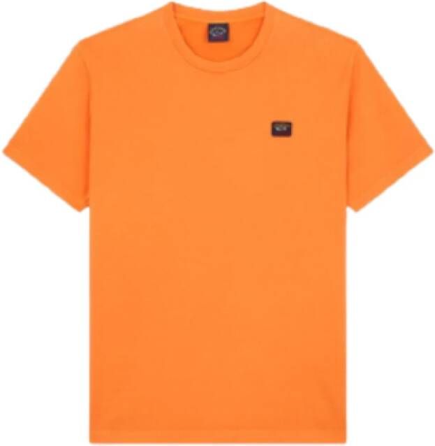 PAUL & SHARK T-Shirts Oranje Heren
