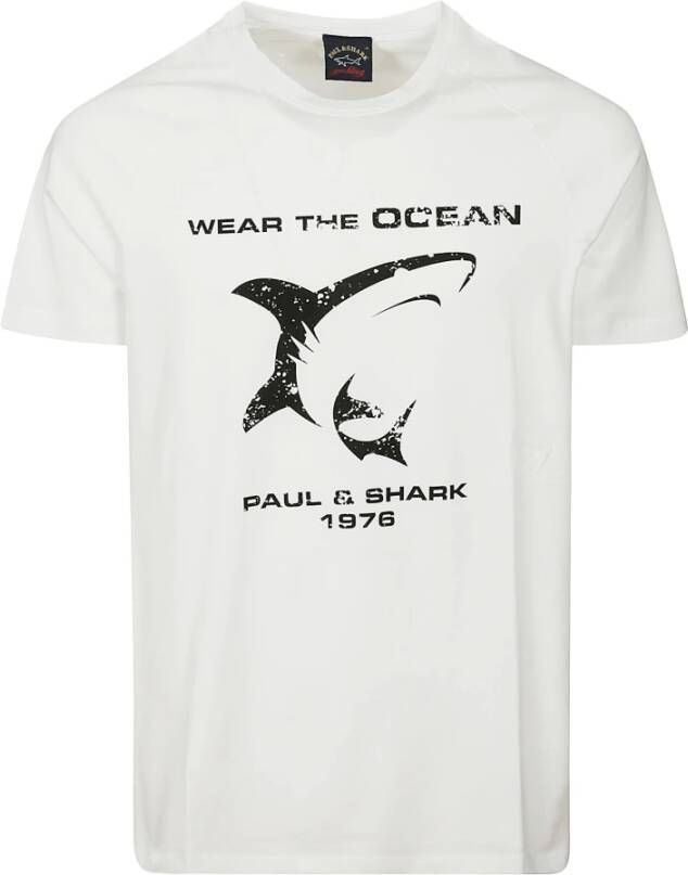 PAUL & SHARK T-Shirts Wit Heren