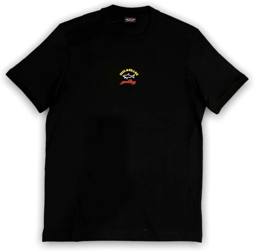 PAUL & SHARK Zwarte T-shirts en Polos van Paulamphark Black Heren