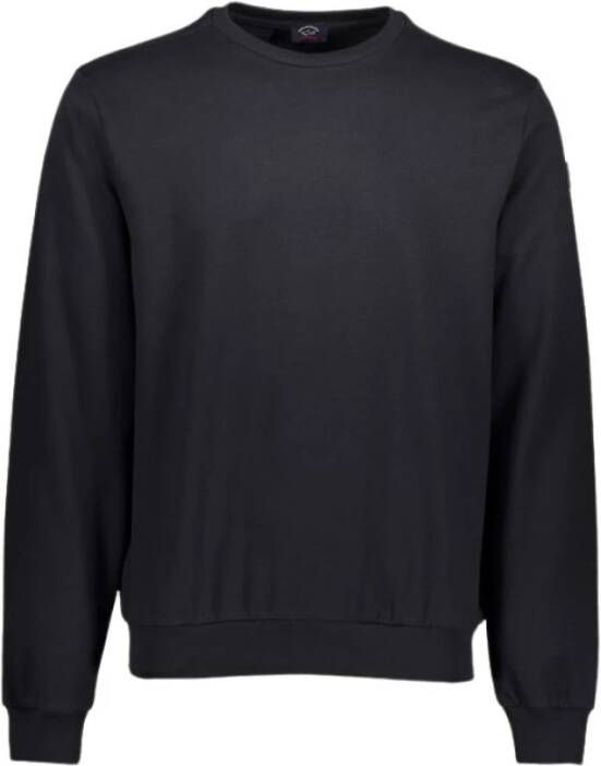 PAUL & SHARK Trainingsshirt 011 Zwarte Sweatshirt Zwart Heren