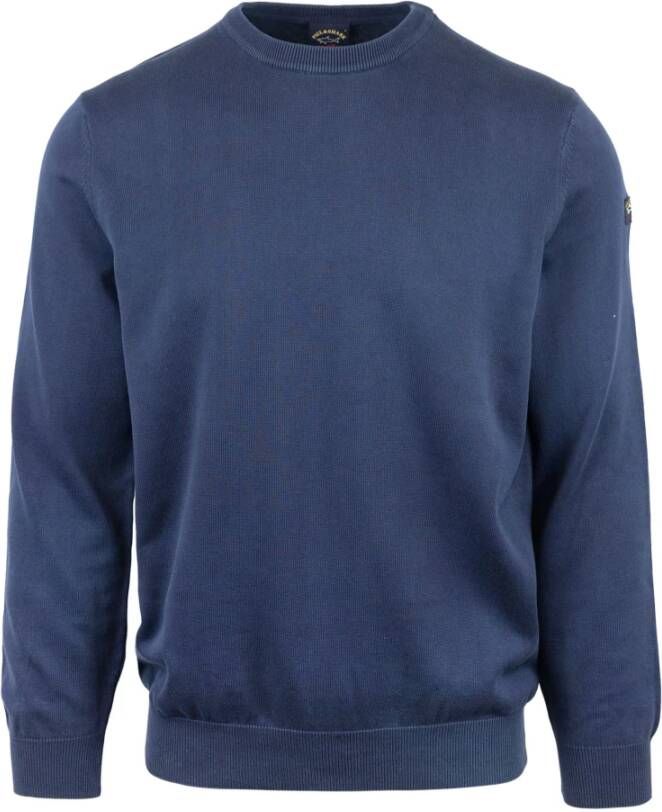 PAUL & SHARK Trainingsshirt Blauwe Katoenen Sweatshirt Blauw Heren - Foto 2