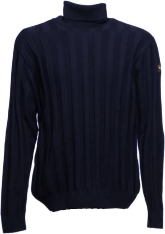 PAUL & SHARK Turtleneck Sweater Blauw Heren