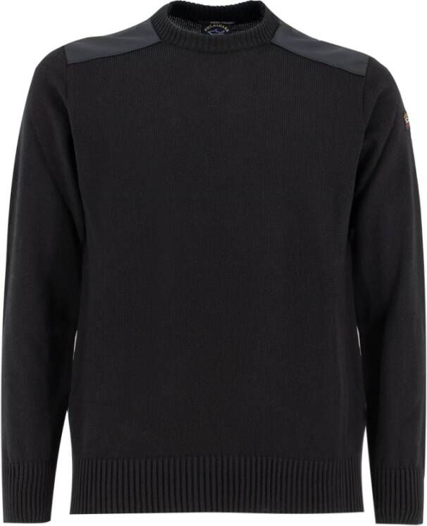PAUL & SHARK Upgrade je casual garderobe met deze Crewneck Sweater Zwart Heren