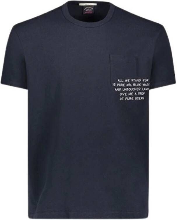 PAUL & SHARK Upgrade je casual look met hoogwaardige T-shirts Blauw Heren
