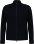 PAUL & SHARK Heren Cardigan met Ritssluiting en Technische Stof Inzetstukken Zwart Heren - Thumbnail 1