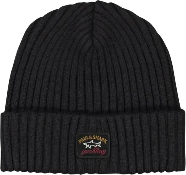 PAUL & SHARK Zwarte Hoed cop1051 011 Zwart Unisex