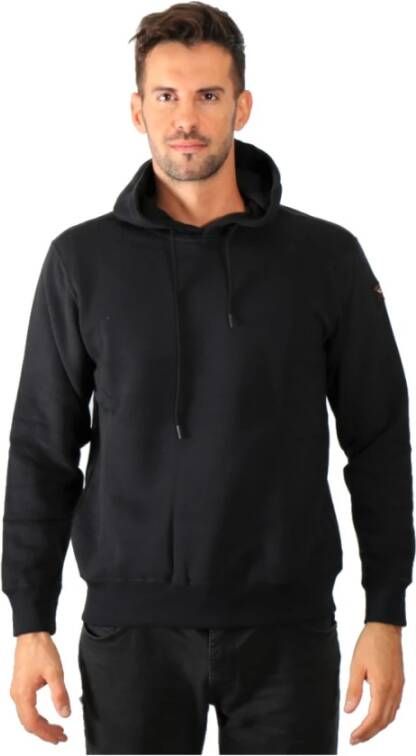 PAUL & SHARK Zwarte hoodie sweatshirt jersey Zwart Heren