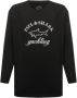 PAUL & SHARK Zwarte trui met logo print Zwart Heren - Thumbnail 1