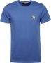 Paul Smith Bamp;amp;W Zebra Slim Fit T-shirt Blauw Heren - Thumbnail 1