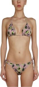 Paul Smith Bikini Briefs With Floral Pattern Roze Dames