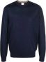 PS By Paul Smith Blauwe Merinowol Ronde Hals Trui Blue Heren - Thumbnail 1