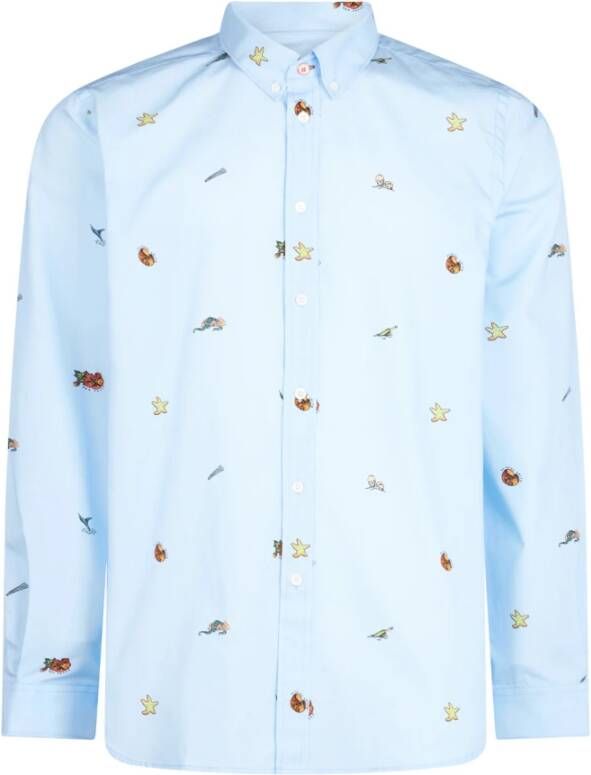 Paul Smith Casual Overhemd Blauw Heren