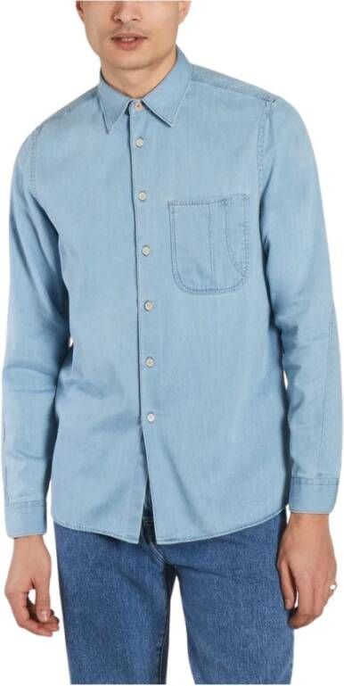 PS By Paul Smith Regular Overhemd Blauw Heren