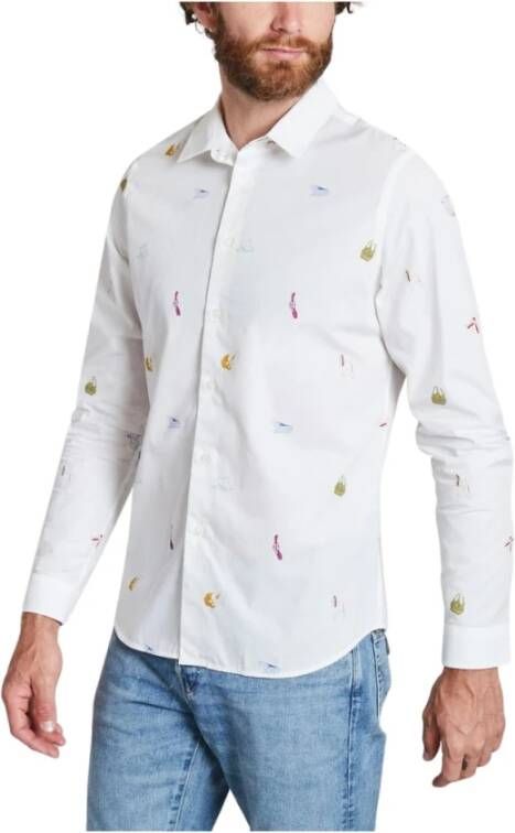 PS By Paul Smith Casual overhemd White Heren