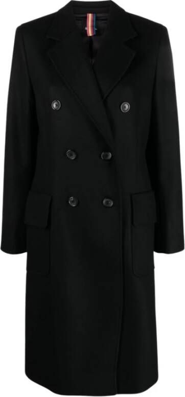 Paul Smith Double-Breasted Coats Zwart Dames