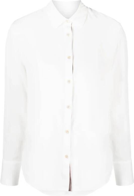 Paul Smith Elegante Witte Overhemd met Lange Mouwen Wit Dames