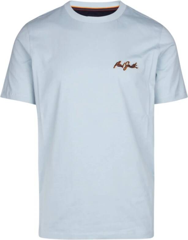 Paul Smith Hoogwaardig klassiek T-shirt voor mannen Blauw Heren