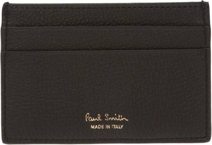 Paul Smith Kaartkoffer Met Logo Zwart Heren