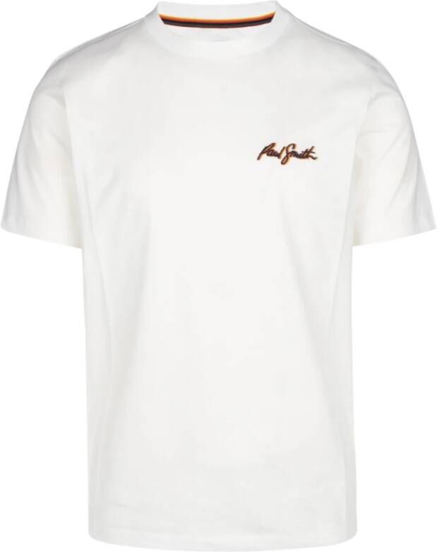Paul Smith Klassiek Upgrade T-Shirt voor Heren White Heren