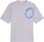 Paul Smith Lichtblauw Crew Neck T-Shirt met Solar Flare Logo Grijs Heren - Thumbnail 1