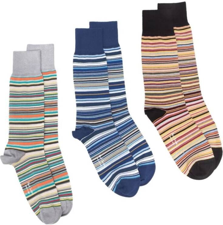 PS By Paul Smith Set van drie Paul Smith katoenen sokken Multicolor Heren