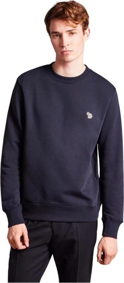 PS PAUL SMITH Heren Truien & Vesten Mens Reg Fit Sweatshirt Zebra Donkerblauw - Foto 9