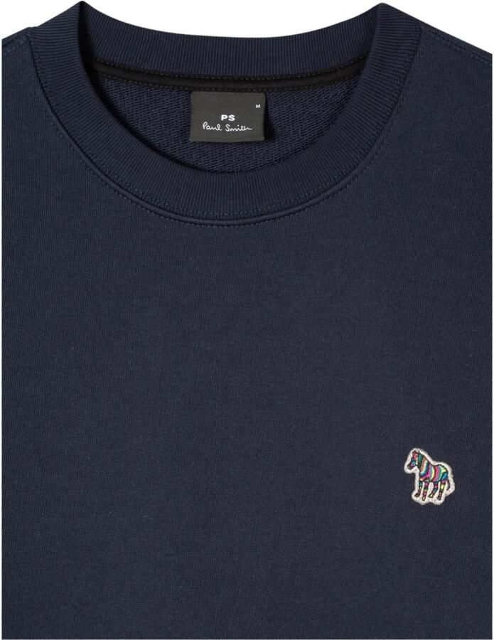 PS PAUL SMITH Heren Truien & Vesten Mens Reg Fit Sweatshirt Zebra Donkerblauw - Foto 5