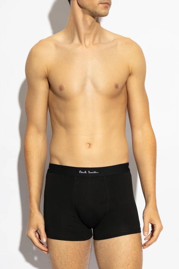 Paul Smith Boxershort met elastische band met logo in een set van 3 stuks - Foto 2