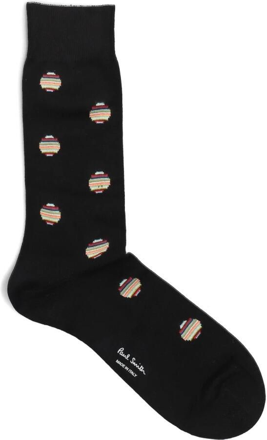 PS By Paul Smith Heren Gestreepte Biologische Katoenen Sokken Black Heren
