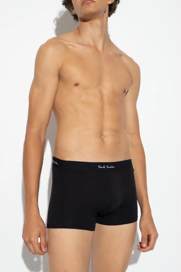 Paul Smith Boxershort met elastische band met label in een set van 5 stuks - Foto 2