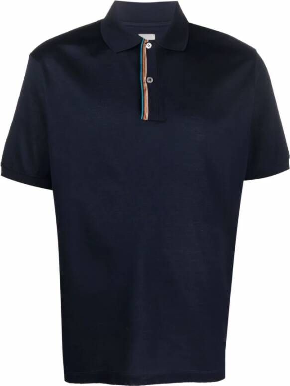 Paul Smith Polo shirt met logo Blue Heren