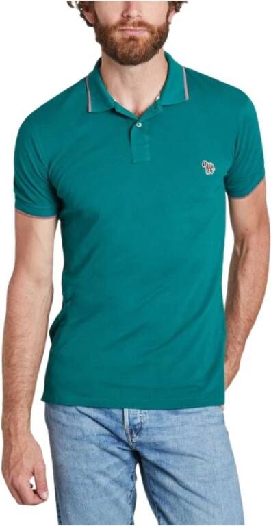 PS By Paul Smith Polo Shirt Green Heren