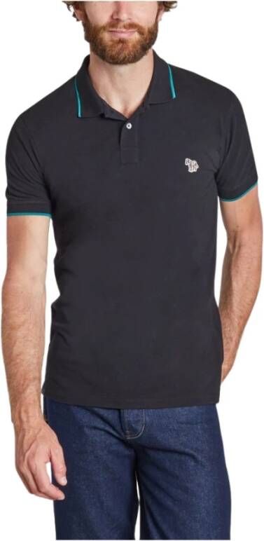 PS By Paul Smith Polo Shirt Black Heren