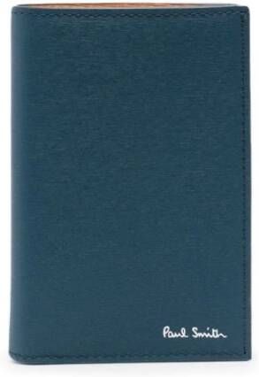 Paul Smith Portemonnee kaarthouder Blauw Heren