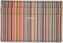 PS By Paul Smith Leren kaarthouder met handtekeningstreep print Black Heren - Thumbnail 2
