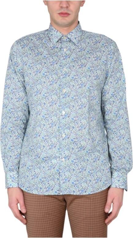 Paul Smith Shirt Blauw Heren
