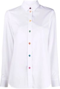Paul Smith Shirt met knoppen daarentegen Wit Dames