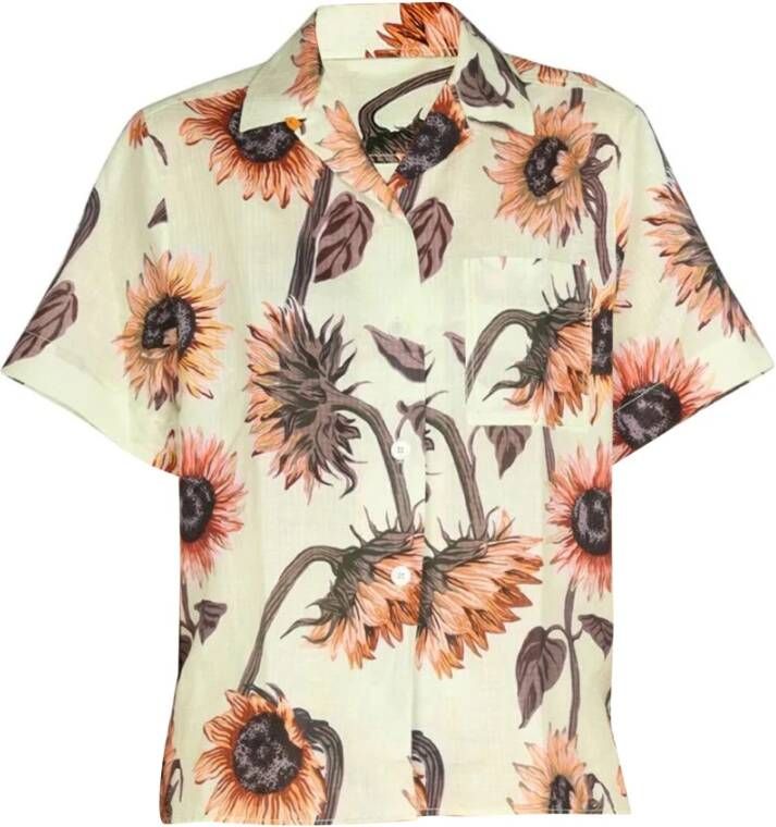 Paul Smith Shirt met korte mouwen Groen Heren