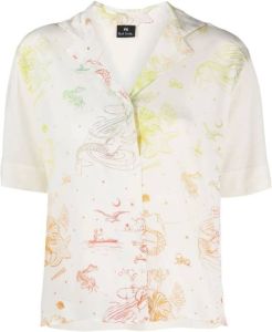 Paul Smith Short Sleeve Shirts Wit Dames