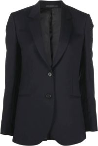 Paul Smith Single Breasted Jacket Blauw Dames