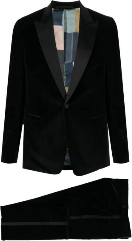 Paul Smith Single Breasted Suits Zwart Heren