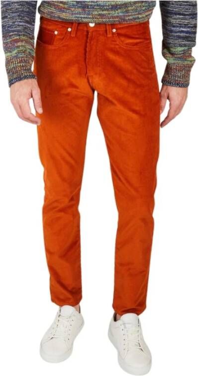 PS By Paul Smith Slim-fit Trousers Orange Heren