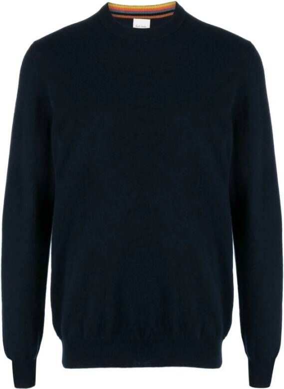 PS By Paul Smith Kasjmier Trui Blue Heren