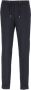 PS By Paul Smith Blauwe Tapered Broek van Wol met Elastische Taille Blue Heren - Thumbnail 1