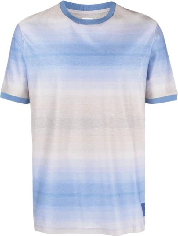 Paul Smith T-shirt Blauw Heren