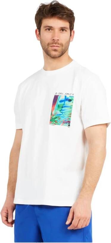 Paul Smith T-Shirt Klassieke Stijl Wit Heren