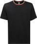 Paul Smith Zwart Streep Trim Logo T-shirt Black Heren - Thumbnail 4