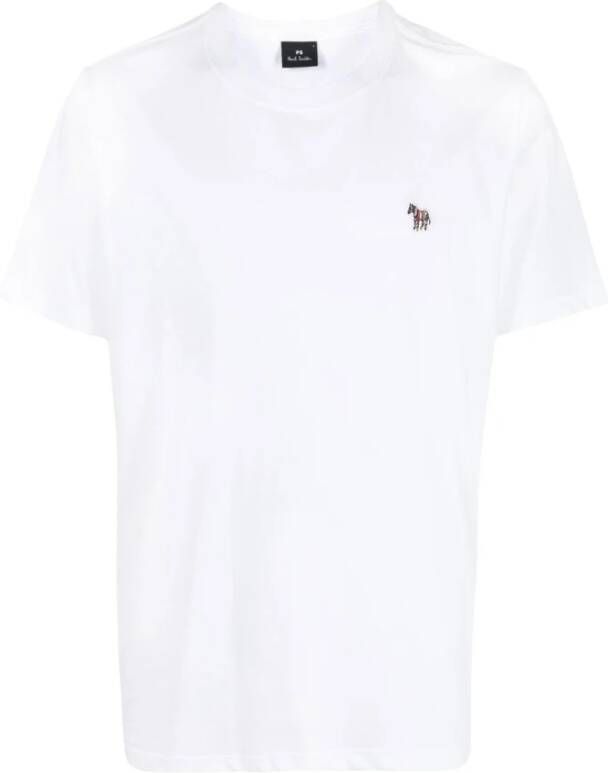 Paul Smith T-shirts en Polos White Wit Heren